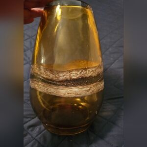 Murano Amber glass Vase